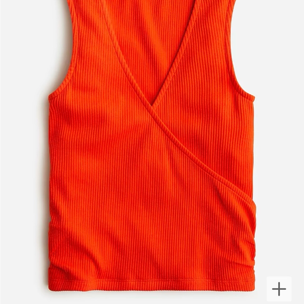 JCrew vintage rib crop top
